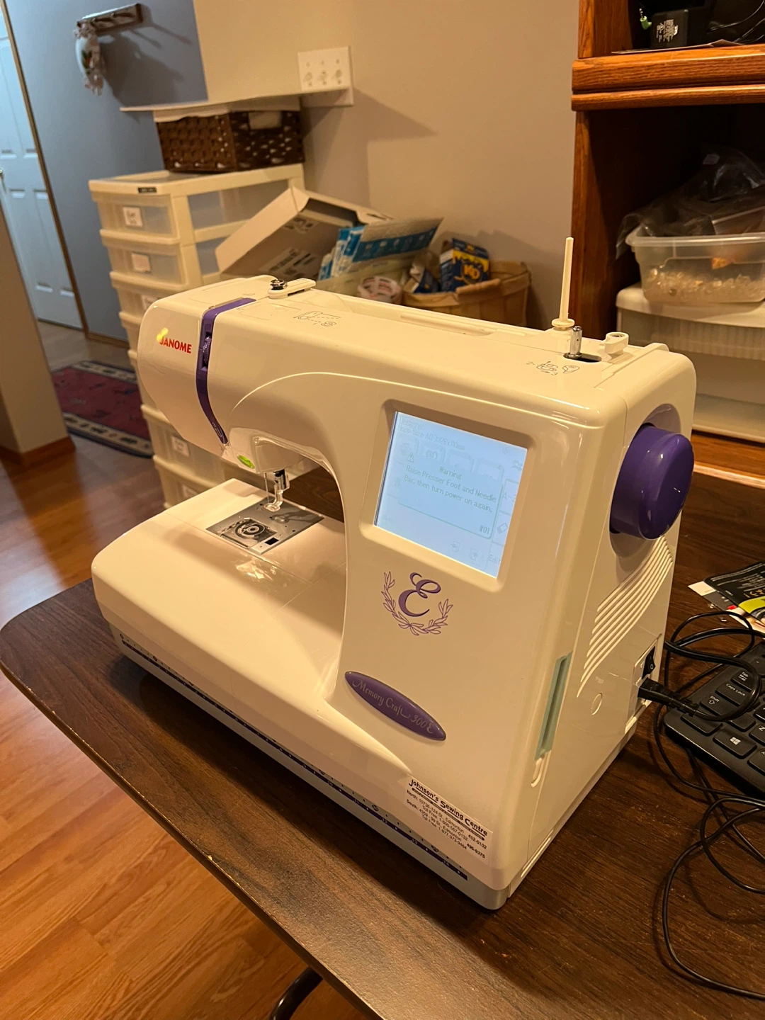 Janome 300e Embroidery Machine - photo 3