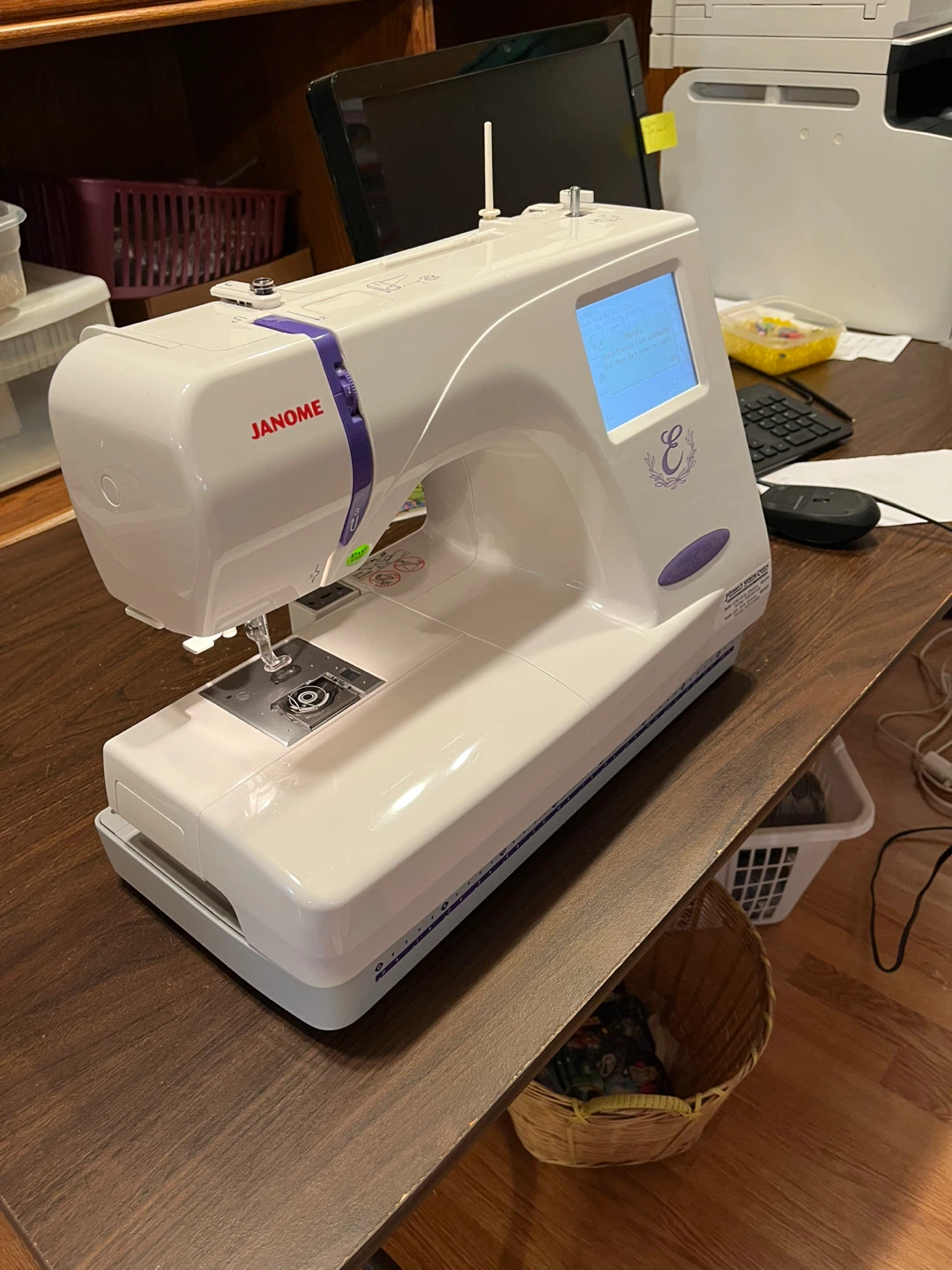 Janome 300e Embroidery Machine - photo 2