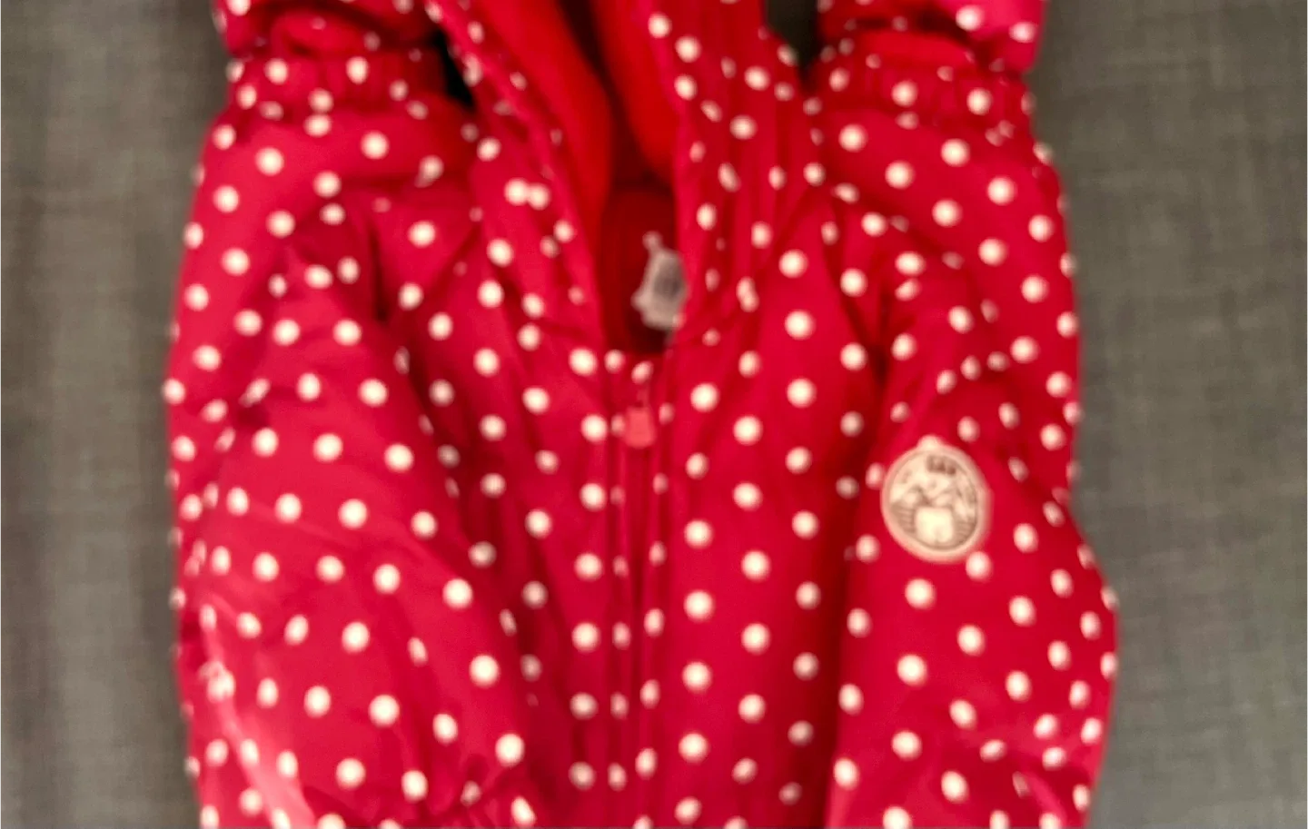 GAP Baby Snowsuit - Red Polka Dot image indicator(4)