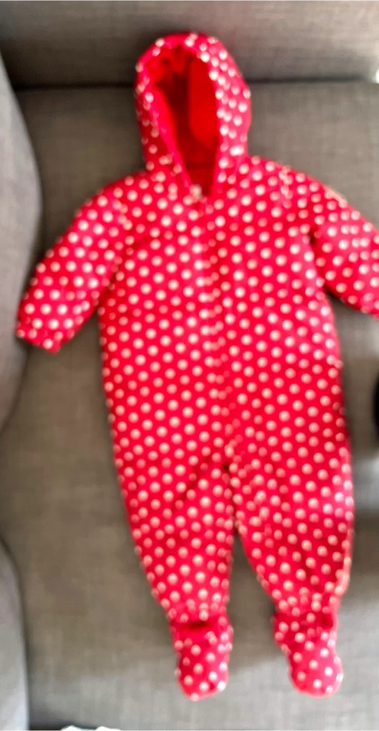 GAP Baby Snowsuit - Red Polka Dot image indicator(3)