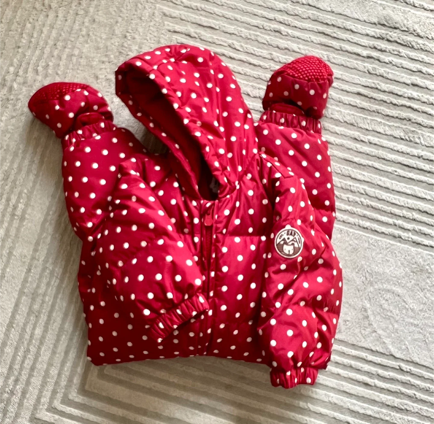 GAP Baby Snowsuit - Red Polka Dot image indicator(5)