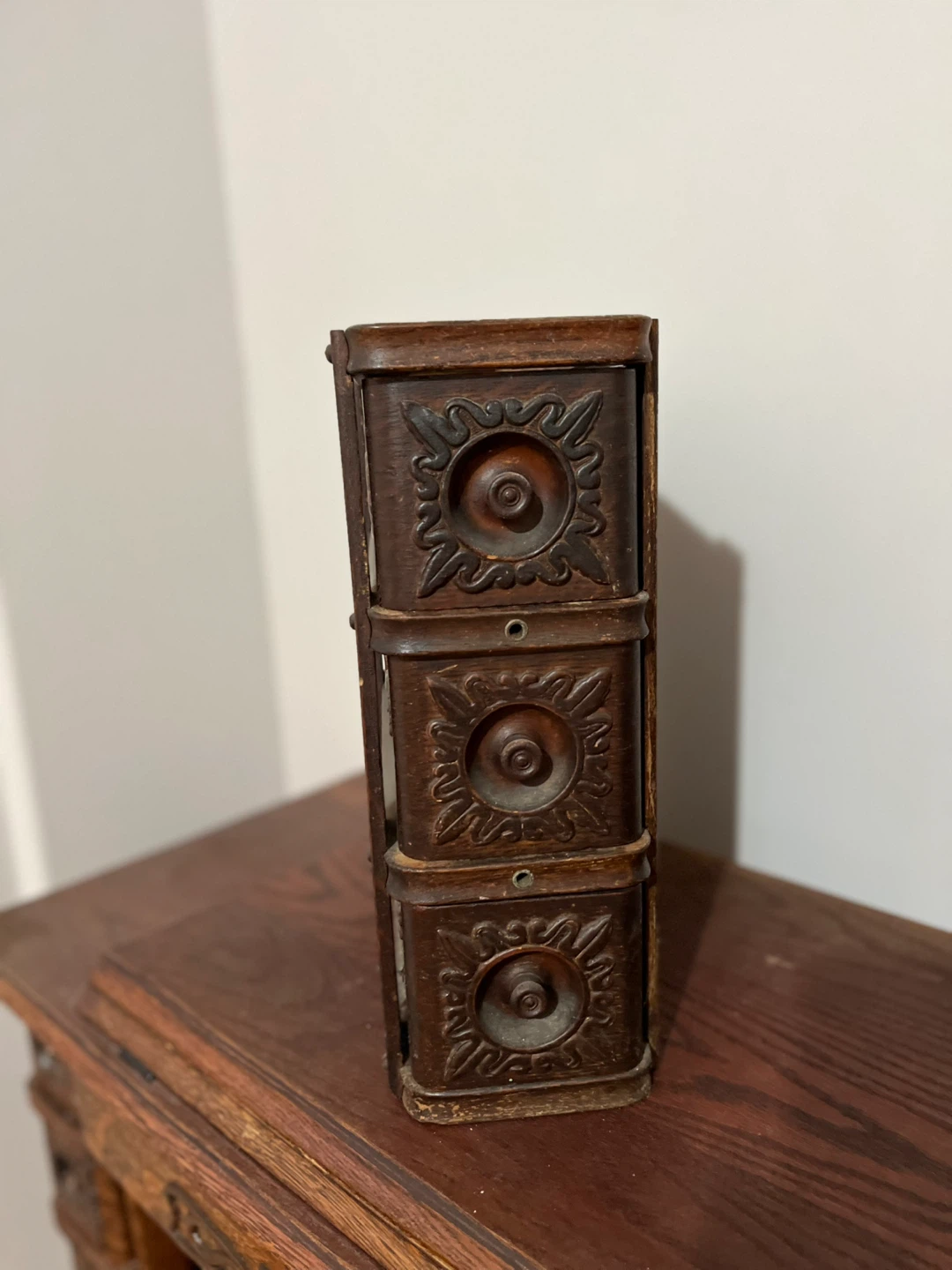 ANTIQUE SINGER SEWING MACHINE DRAWERS - photo 3