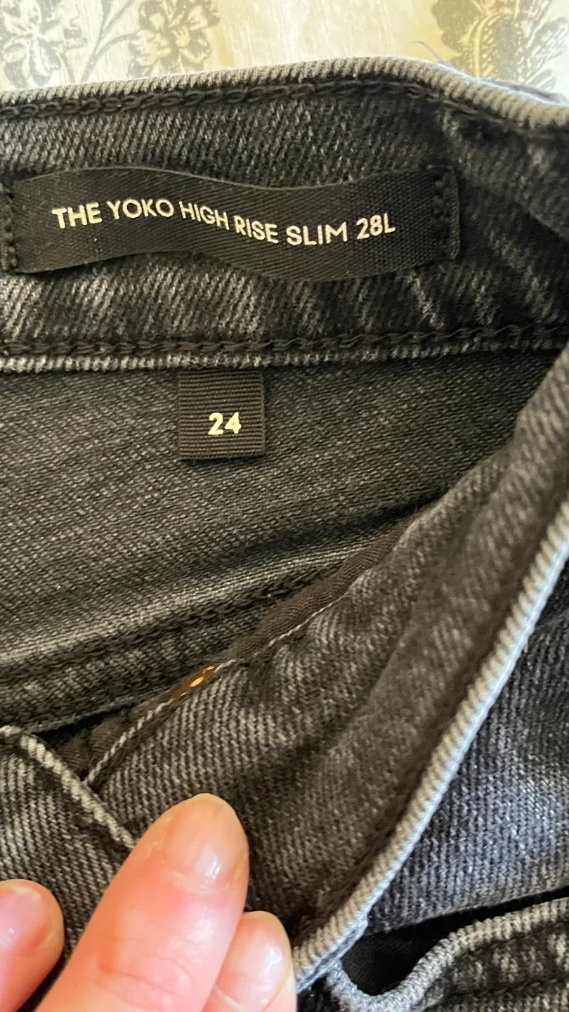 Denim Forum Yoko High Rise Slim Jeans - Size 24 image indicator(4)