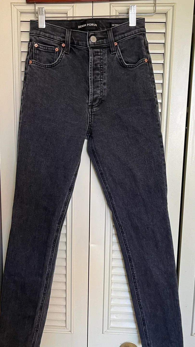 Denim Forum Yoko High Rise Slim Jeans - Size 24 image indicator(3)