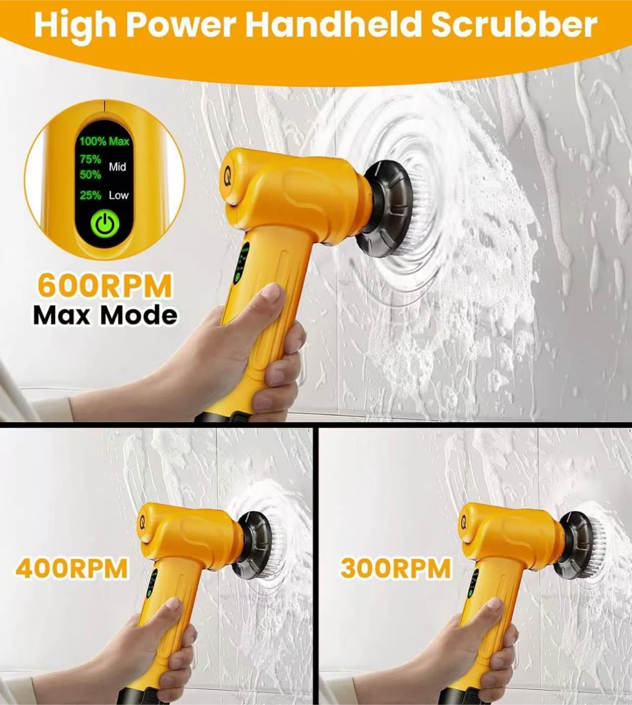 Qimedo S1 Battery Electric Spin Scrubber - photo 4