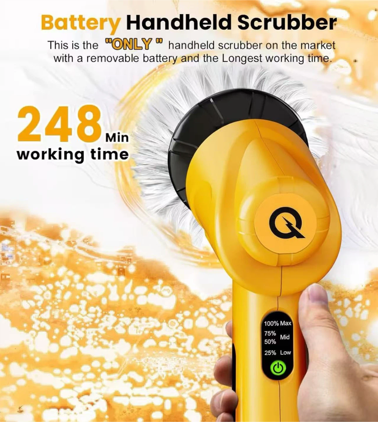 Qimedo S1 Battery Electric Spin Scrubber - photo 2
