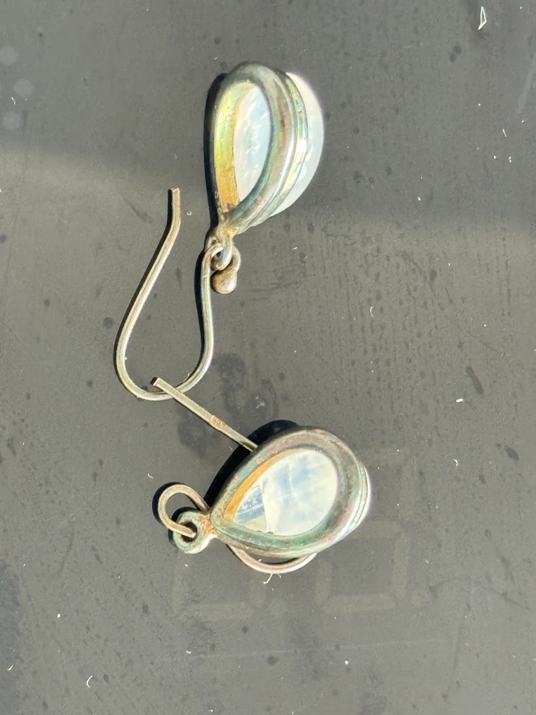 Teardrop Moonstone Earrings image indicator(3)