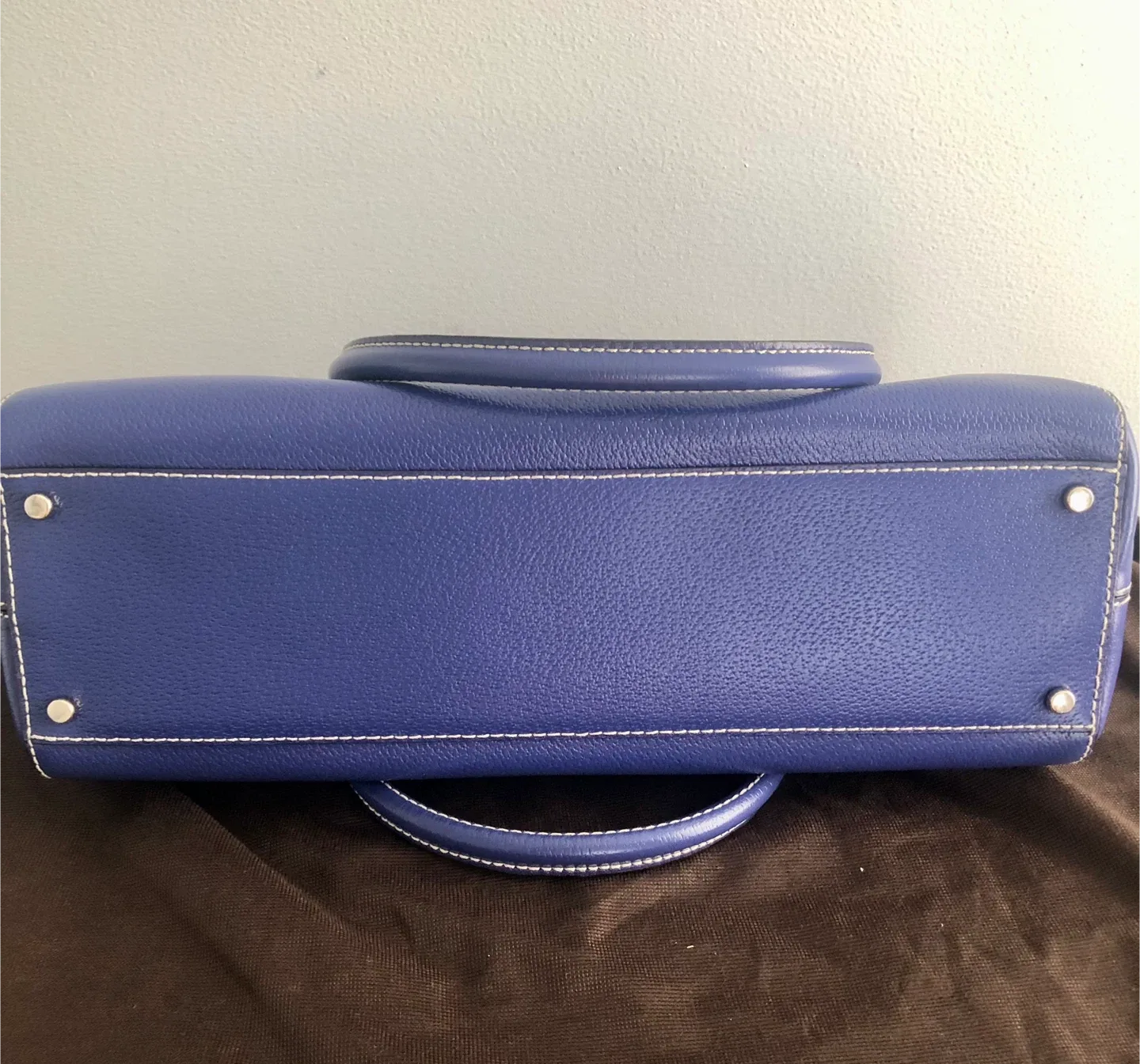 Kate Spade Blue Leather Tote Bag & Wallet image indicator(5)