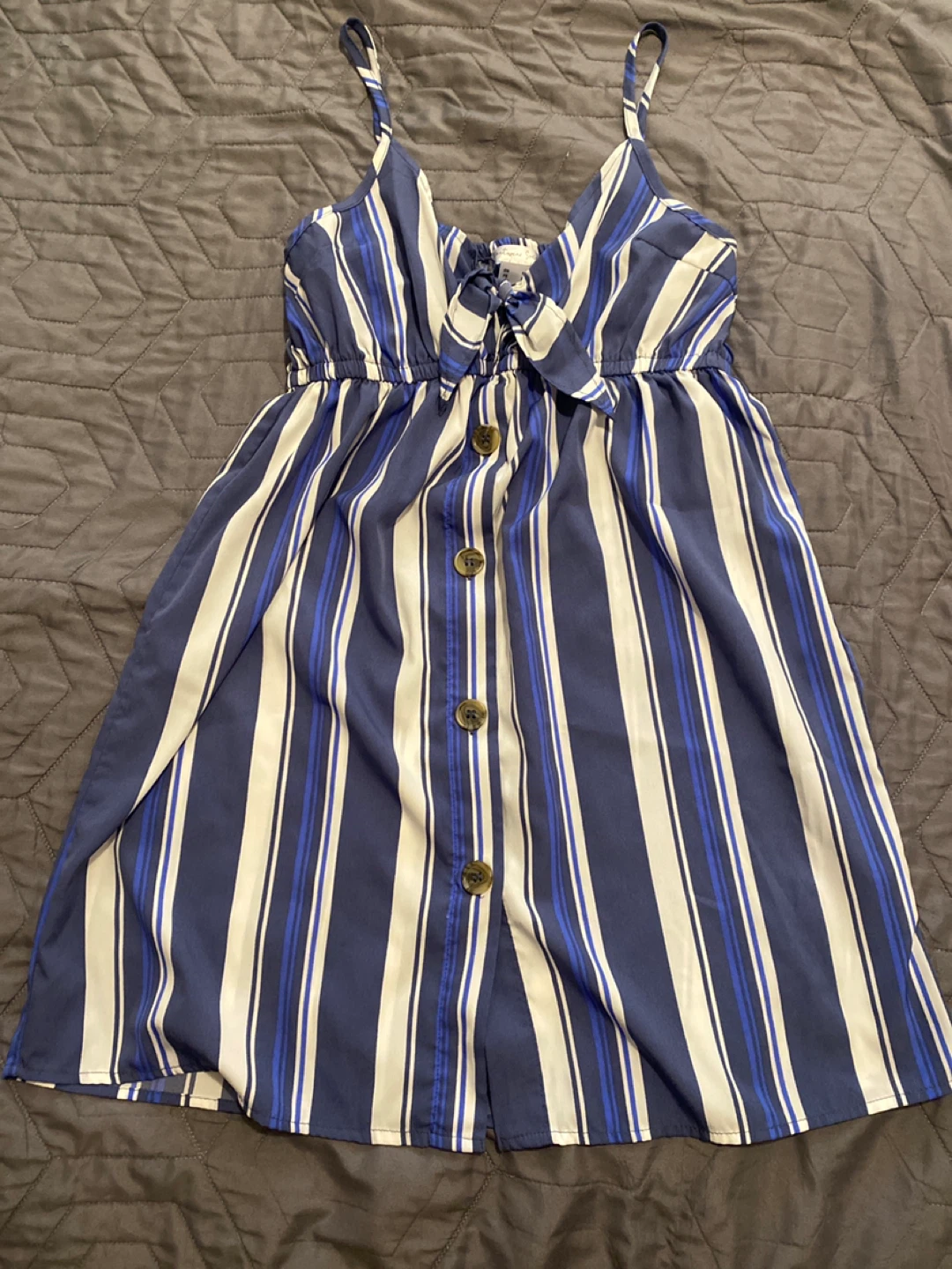 Striped top- Blue & White