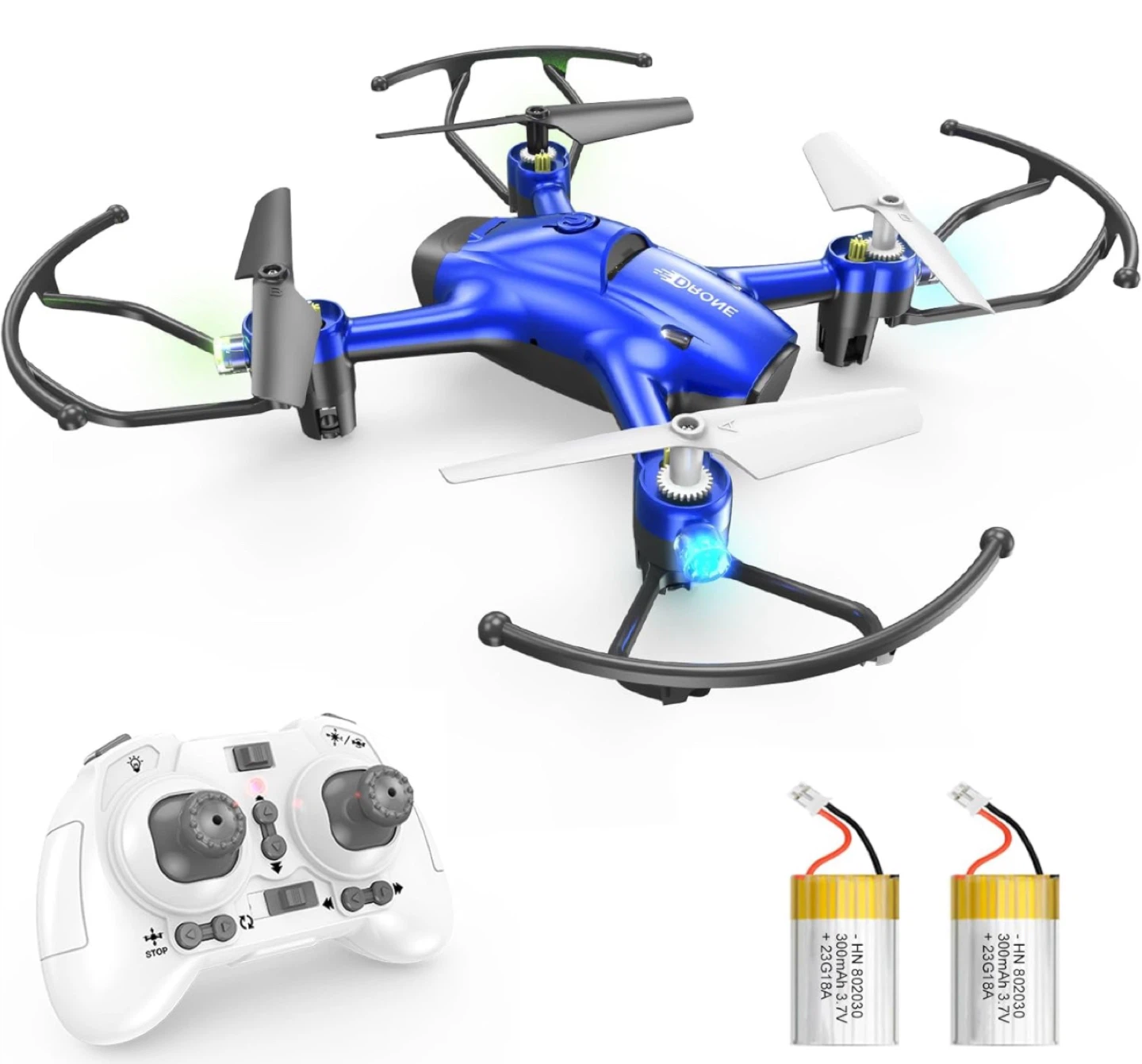 Blue Mini Drone with Remote Control