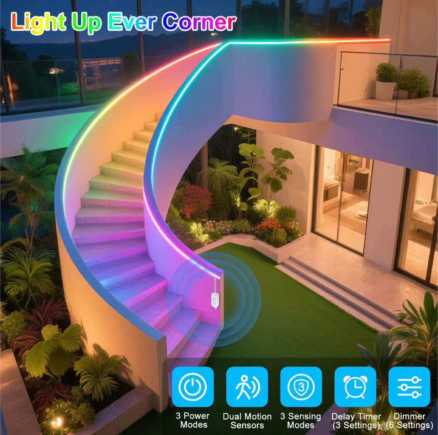 LED Neon Rope Light - Indoor/Outdoor Decor - photo 5