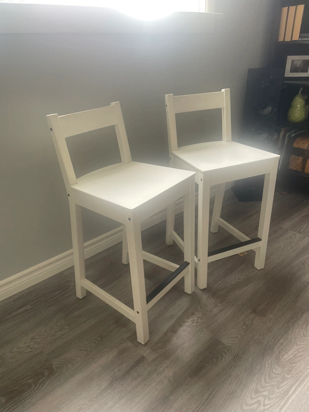 IKEA Dalfred Bar Stool - White - photo 2