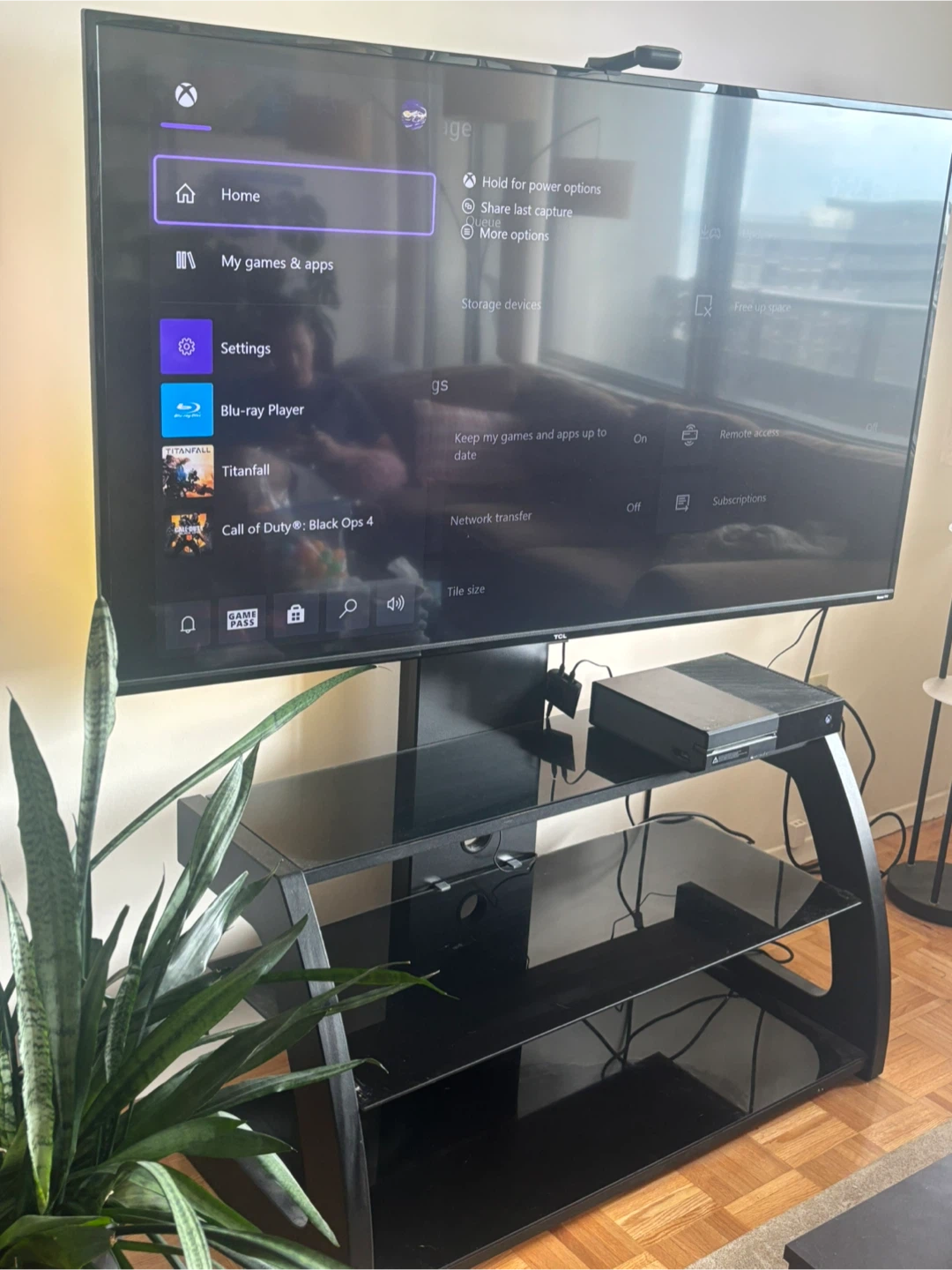 TV Stand with Built-in mount