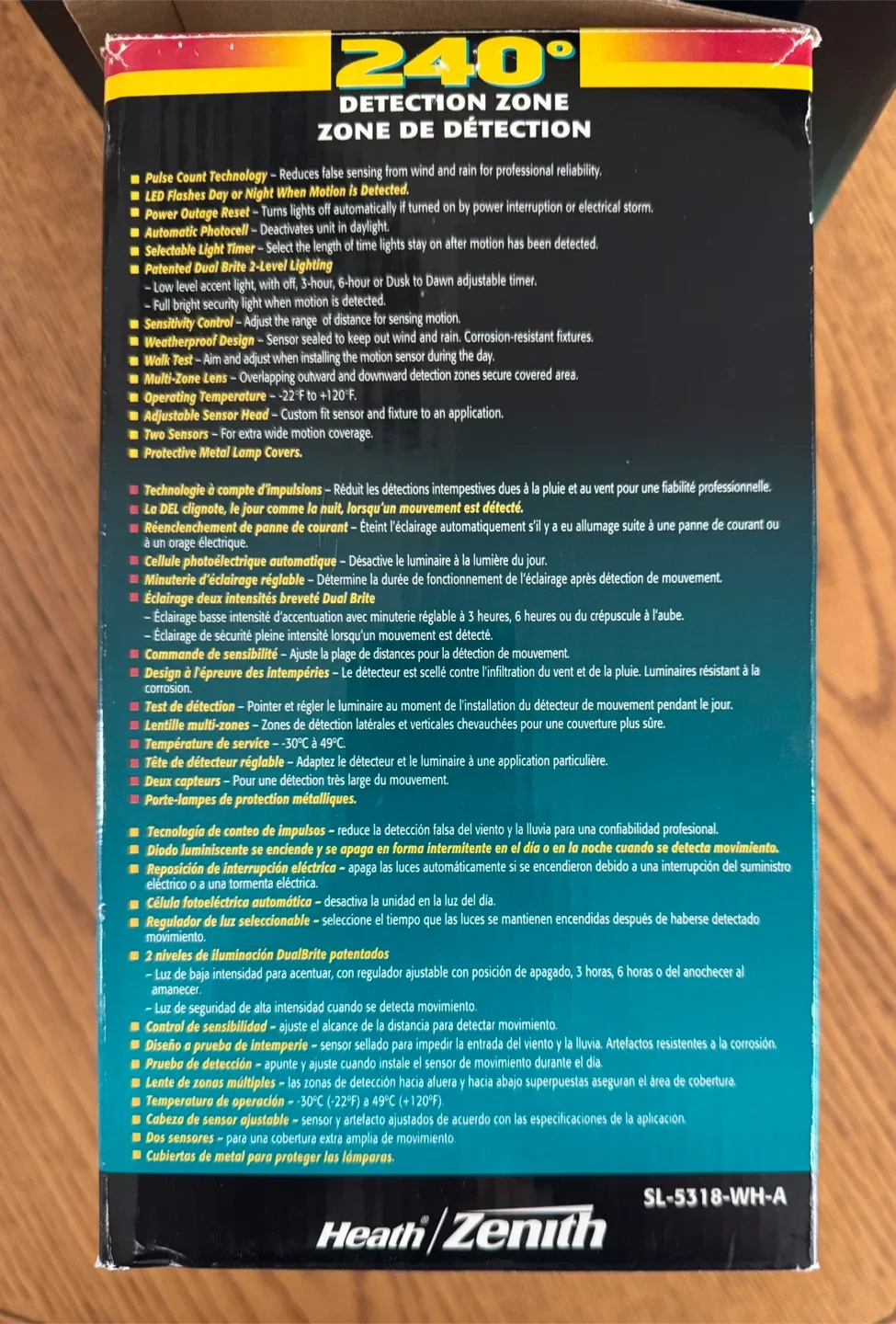 Heath Zenith Motion Sensor Security Light image indicator(4)