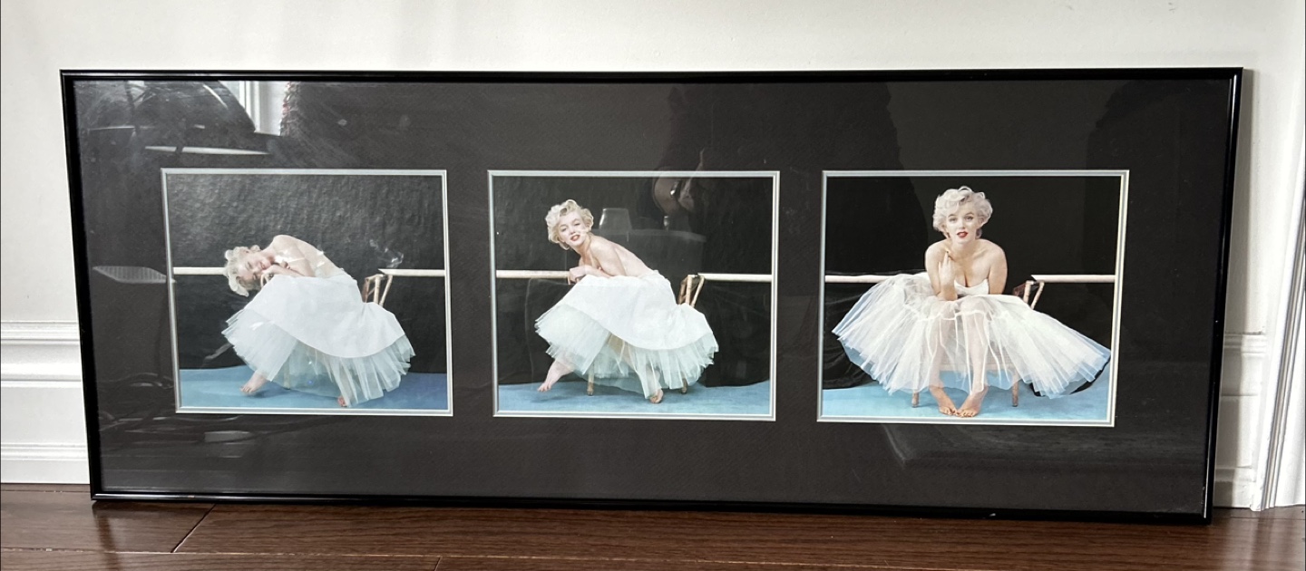 Collectible Framed Marilyn Monroe Ballet Photo