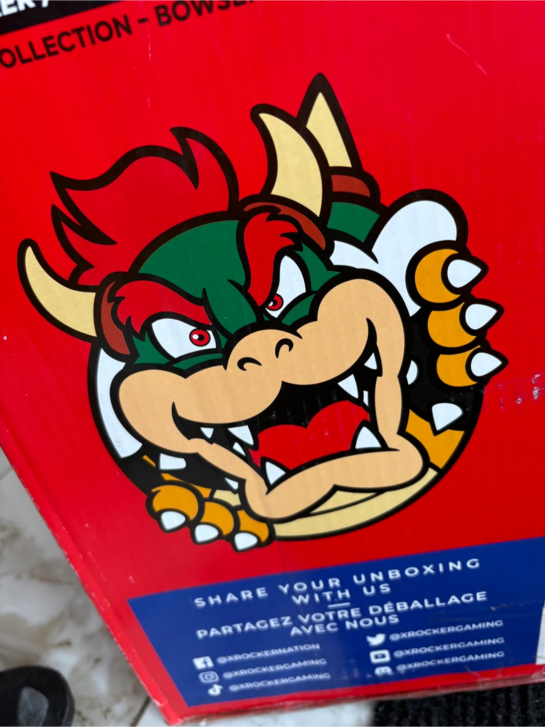 X Rocker Spotlight Collection Bowser Gaming Floor Rocker - photo 4