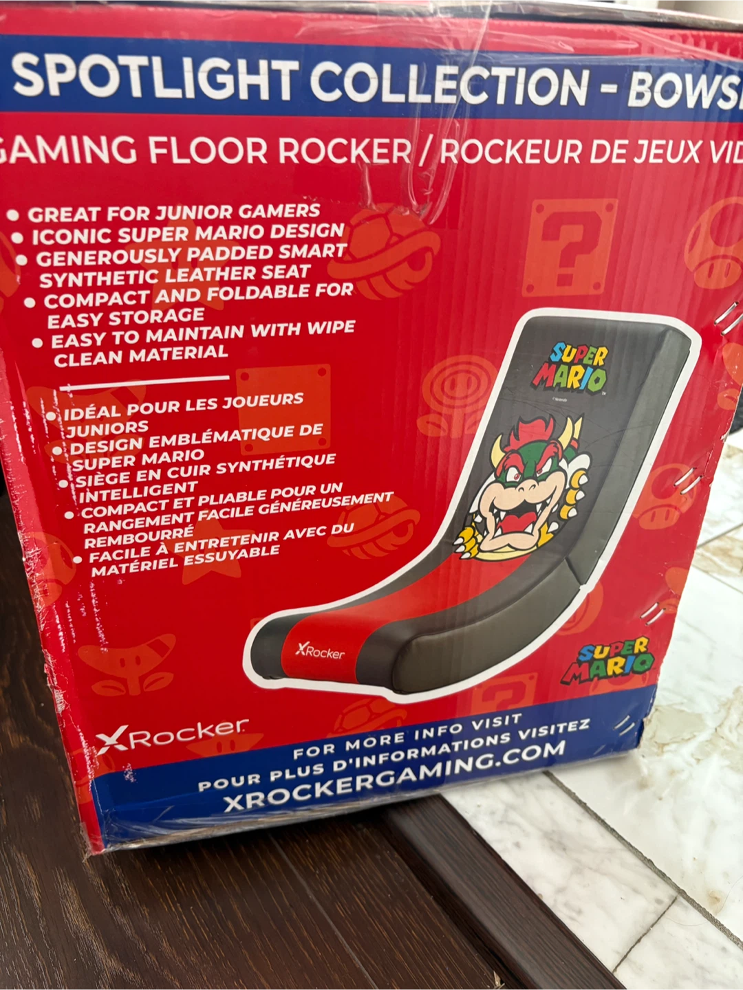 X Rocker Spotlight Collection Bowser Gaming Floor Rocker - photo 2
