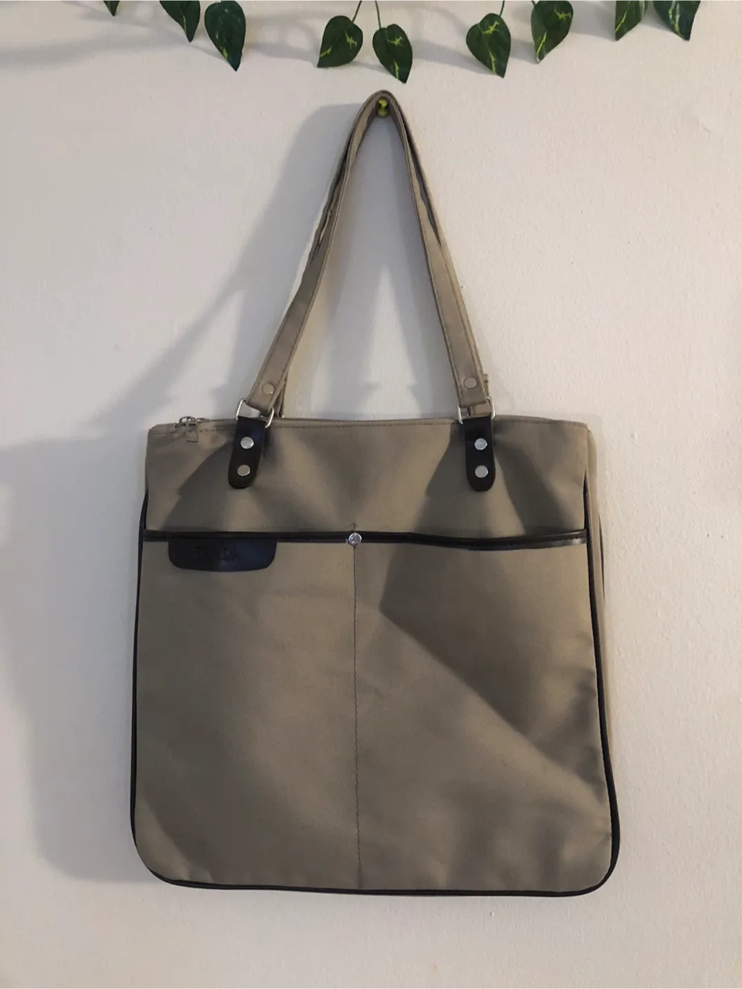 Prada Beige Tote Bag (Open to Offers) thumbnail