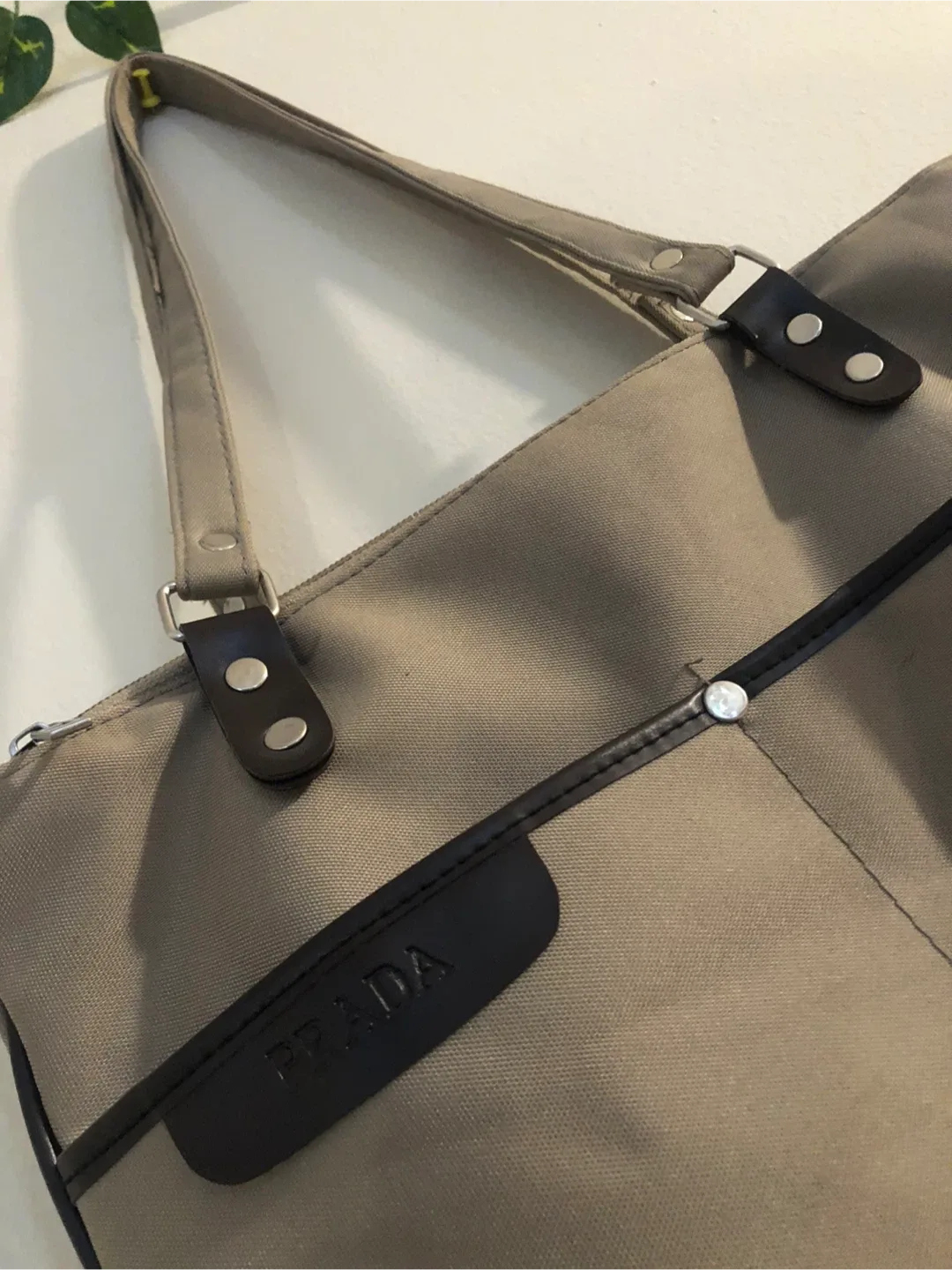 Prada Beige Tote Bag (Open to Offers) image indicator(3)