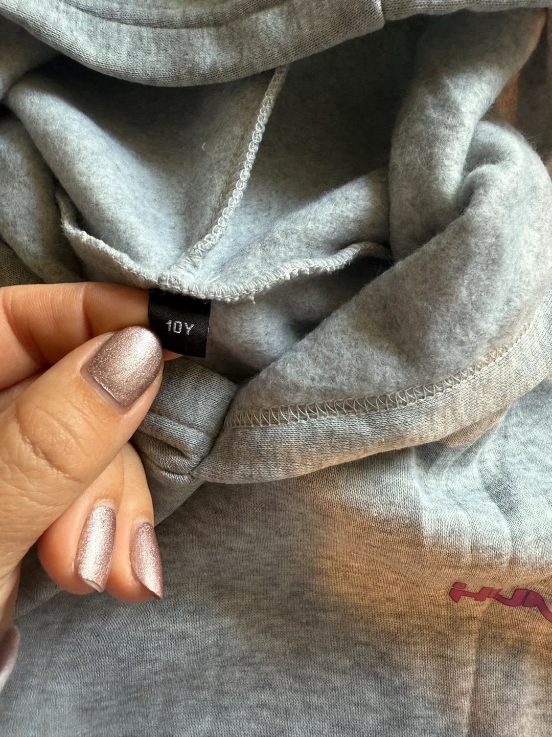 Huntra Grey Hoodie - Size 10Y image indicator(3)