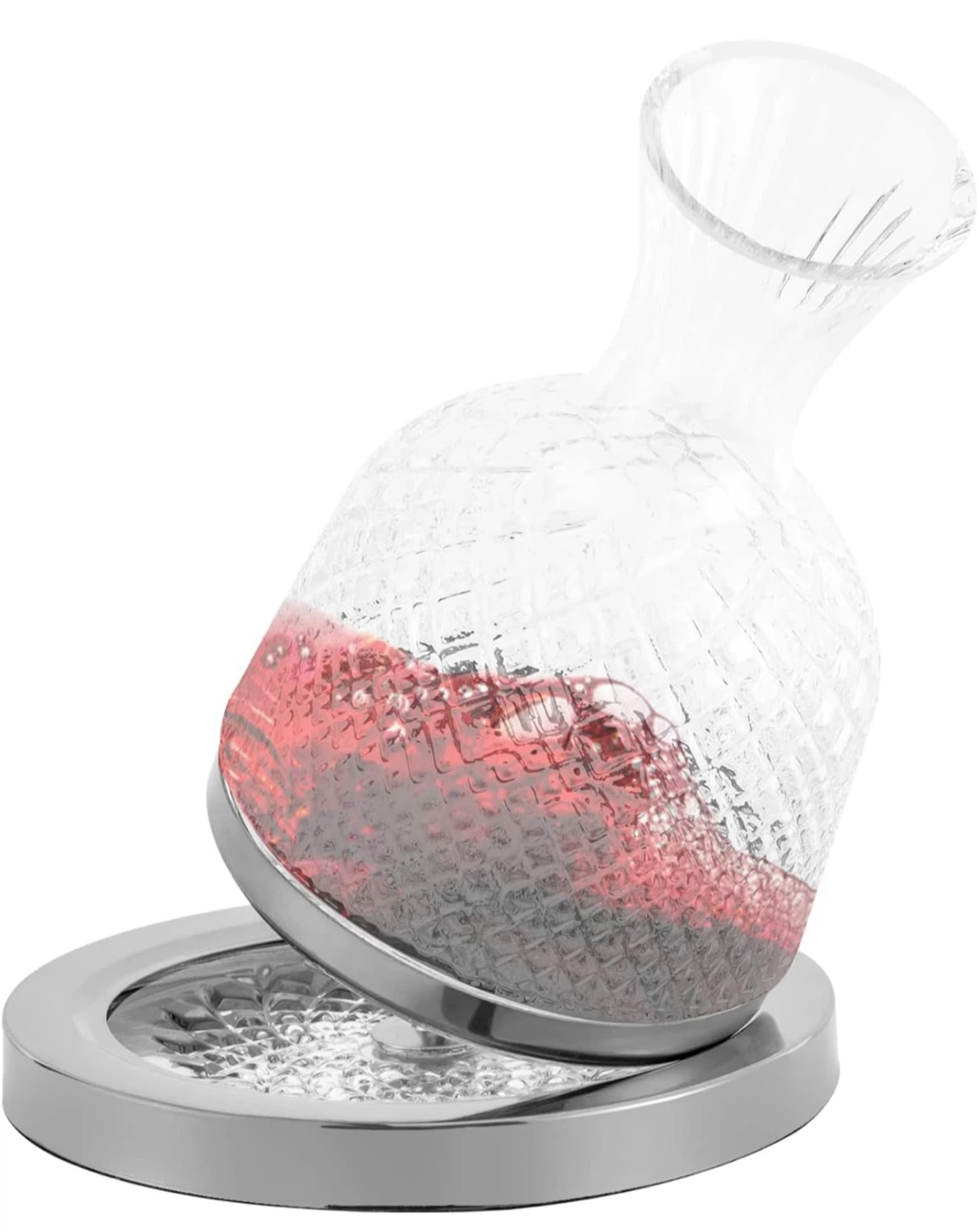 Wine Decanter with Aerator Stand
