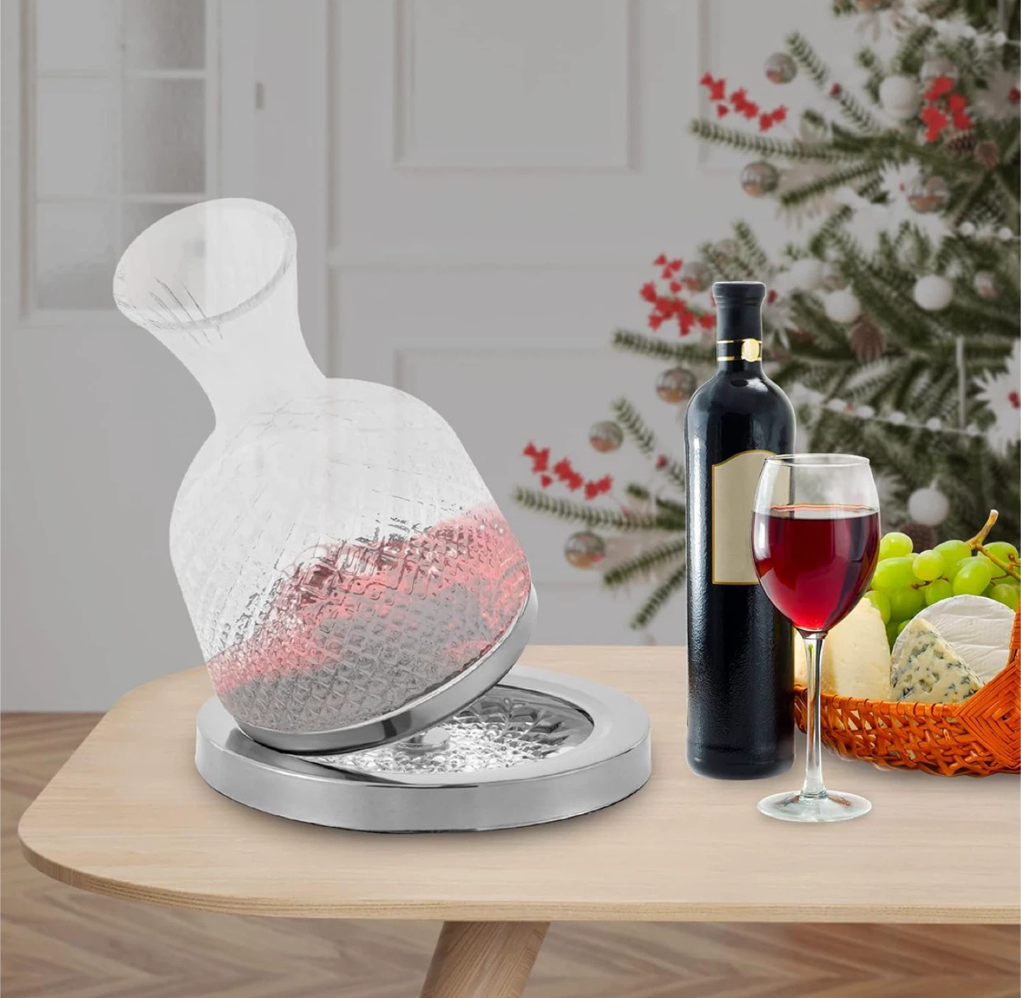 Wine Decanter with Aerator Stand - photo 2