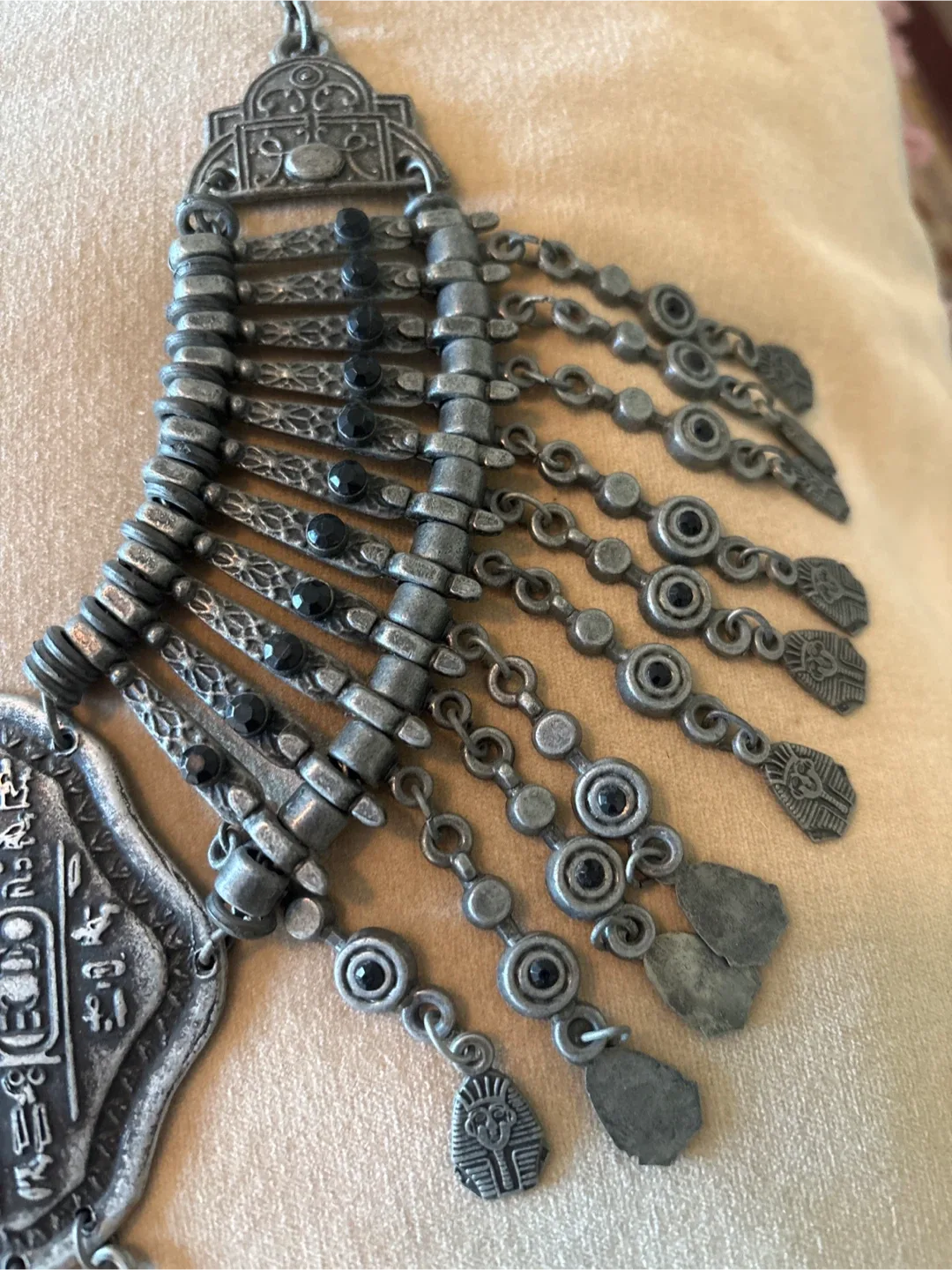 New Handmade Fashion Jewelry King Tut Necklace image indicator(3)