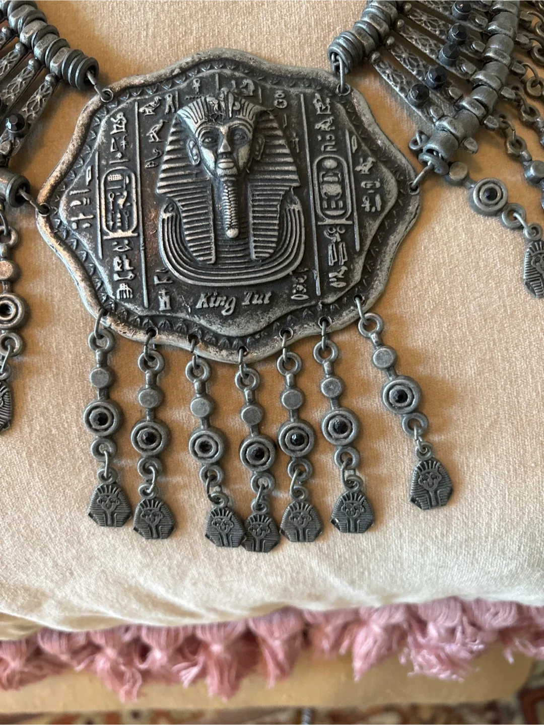 New Handmade Fashion Jewelry King Tut Necklace image indicator(2)