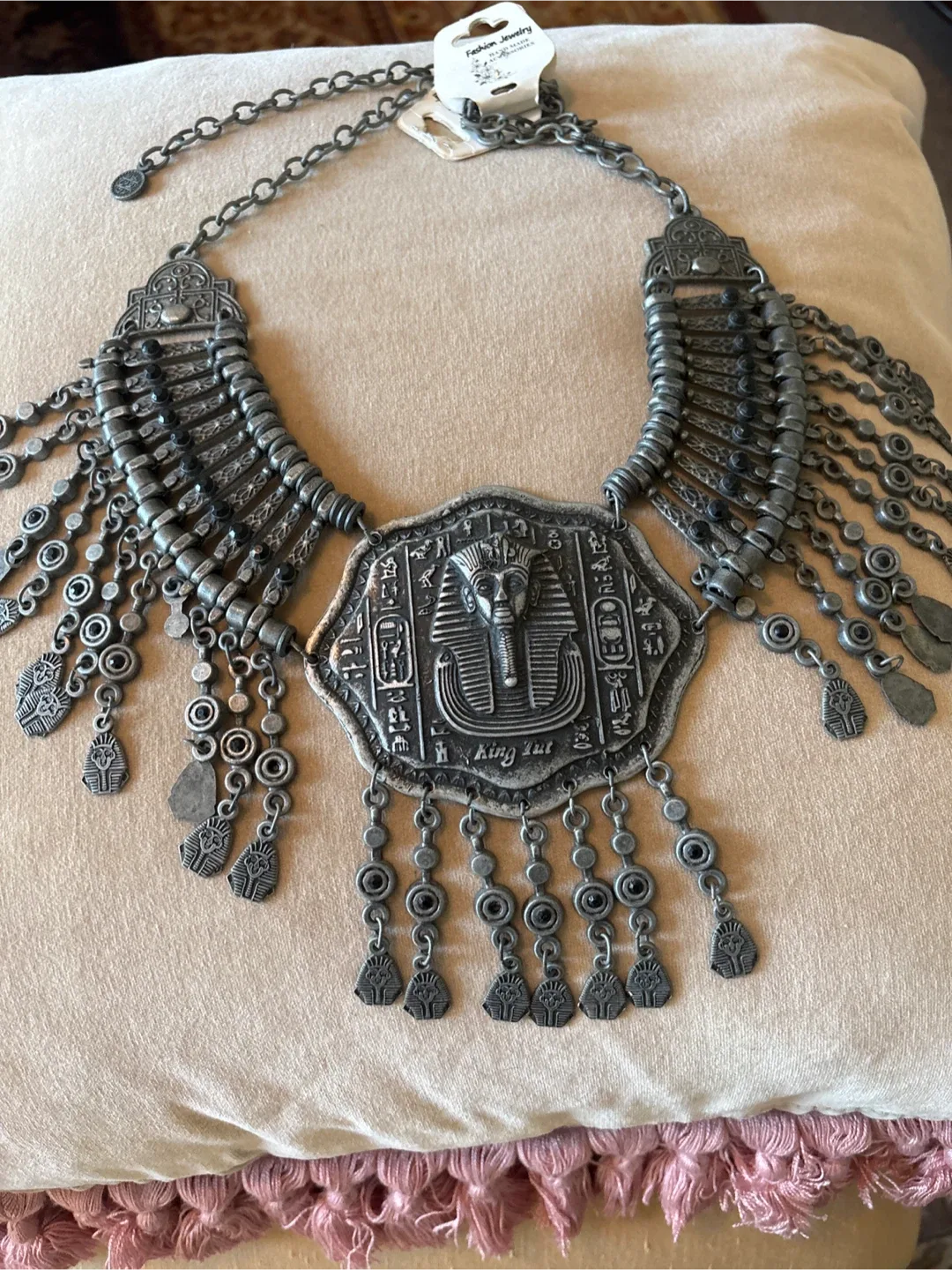 New Handmade Fashion Jewelry King Tut Necklace image indicator(7)