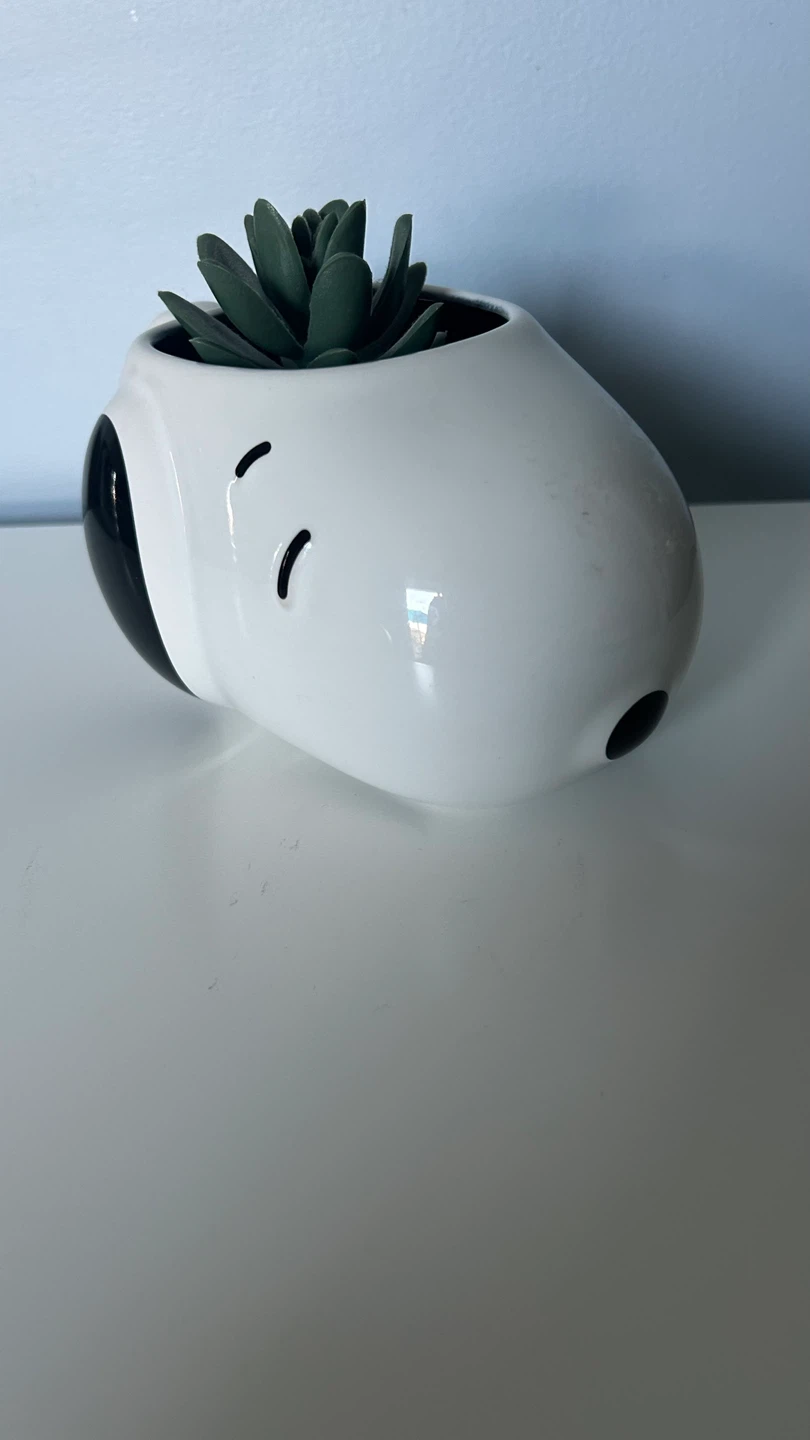 Snoopy Ceramic Mug/Plant Holder - photo 4