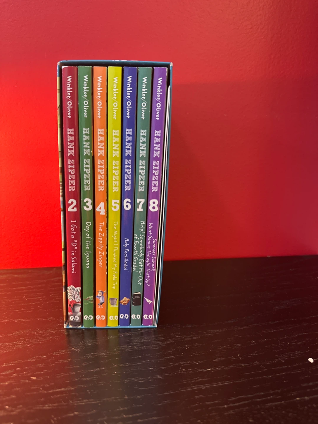 Hank Zipzer Collection: 8 Books + Poster