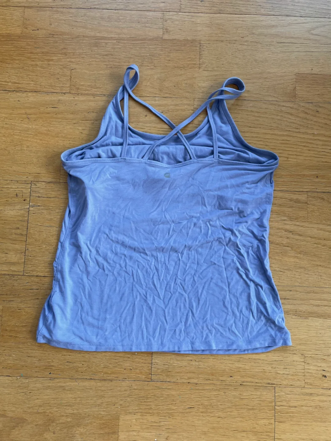 Purple workout shirt image indicator(2)