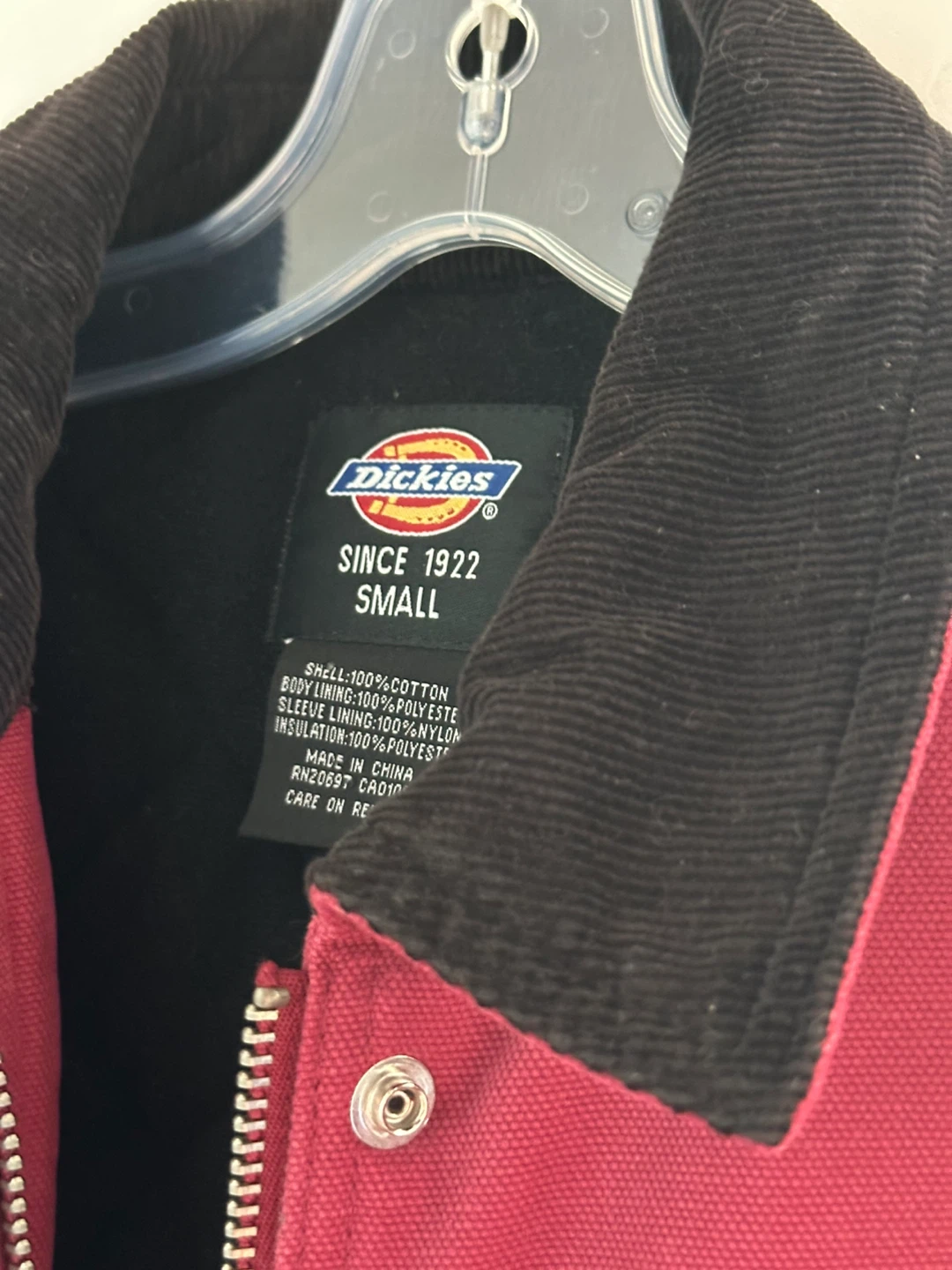Dickies Small Red Jacket