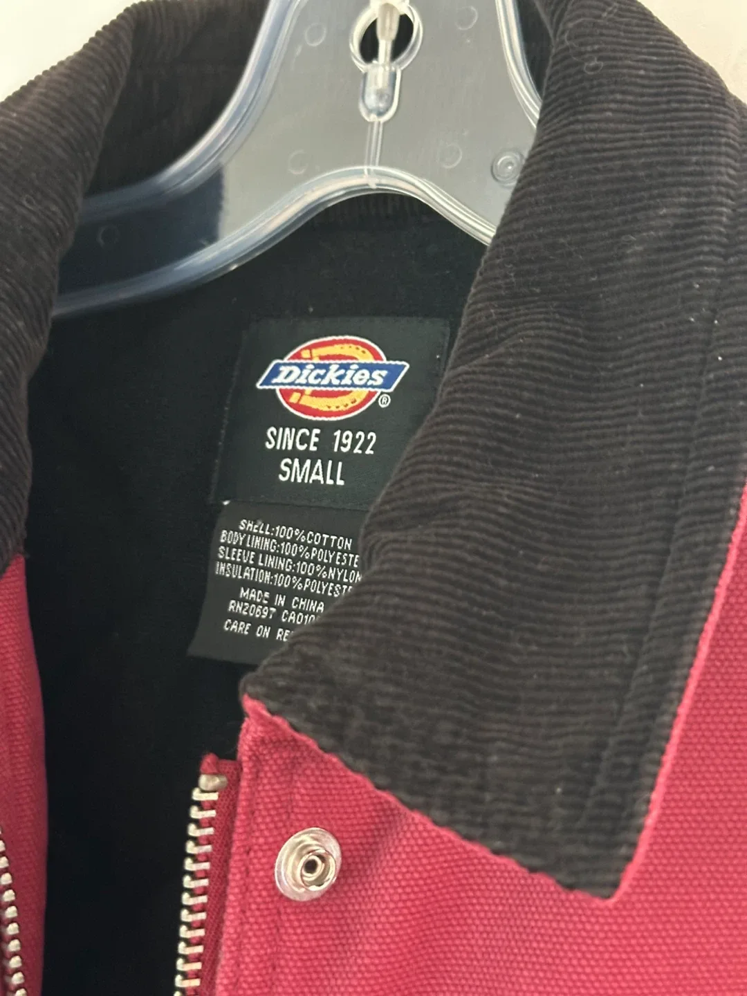 Dickies Small Red Jacket thumbnail