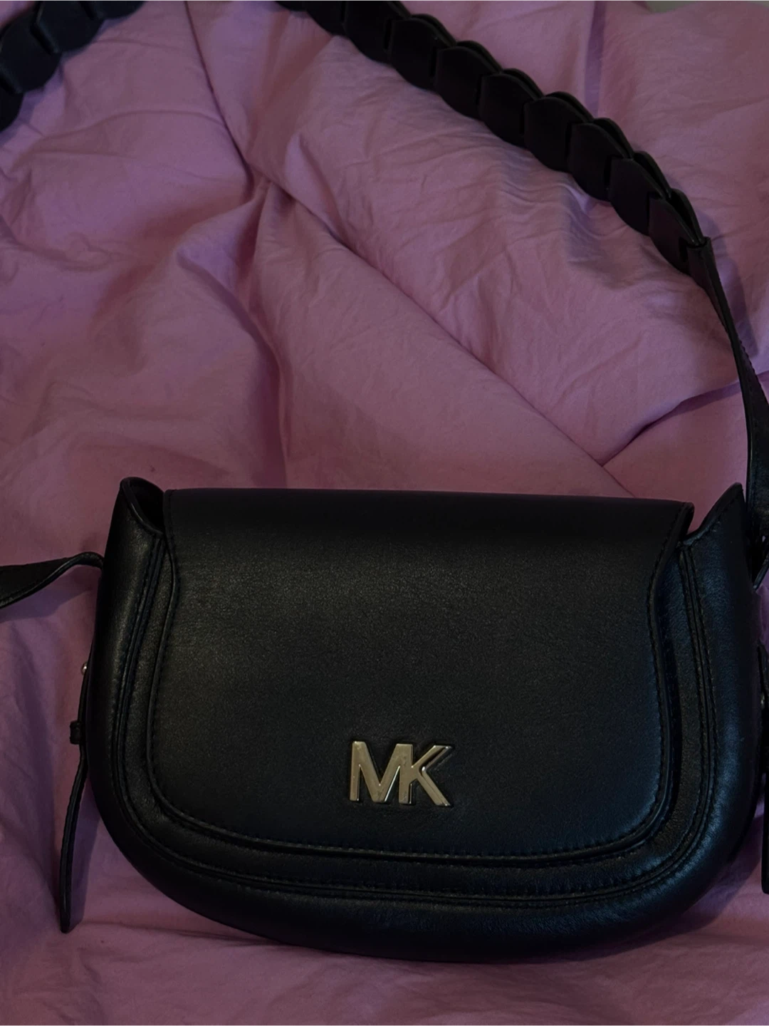 Michael Kors Leather Crossbody Bag Black - photo 2