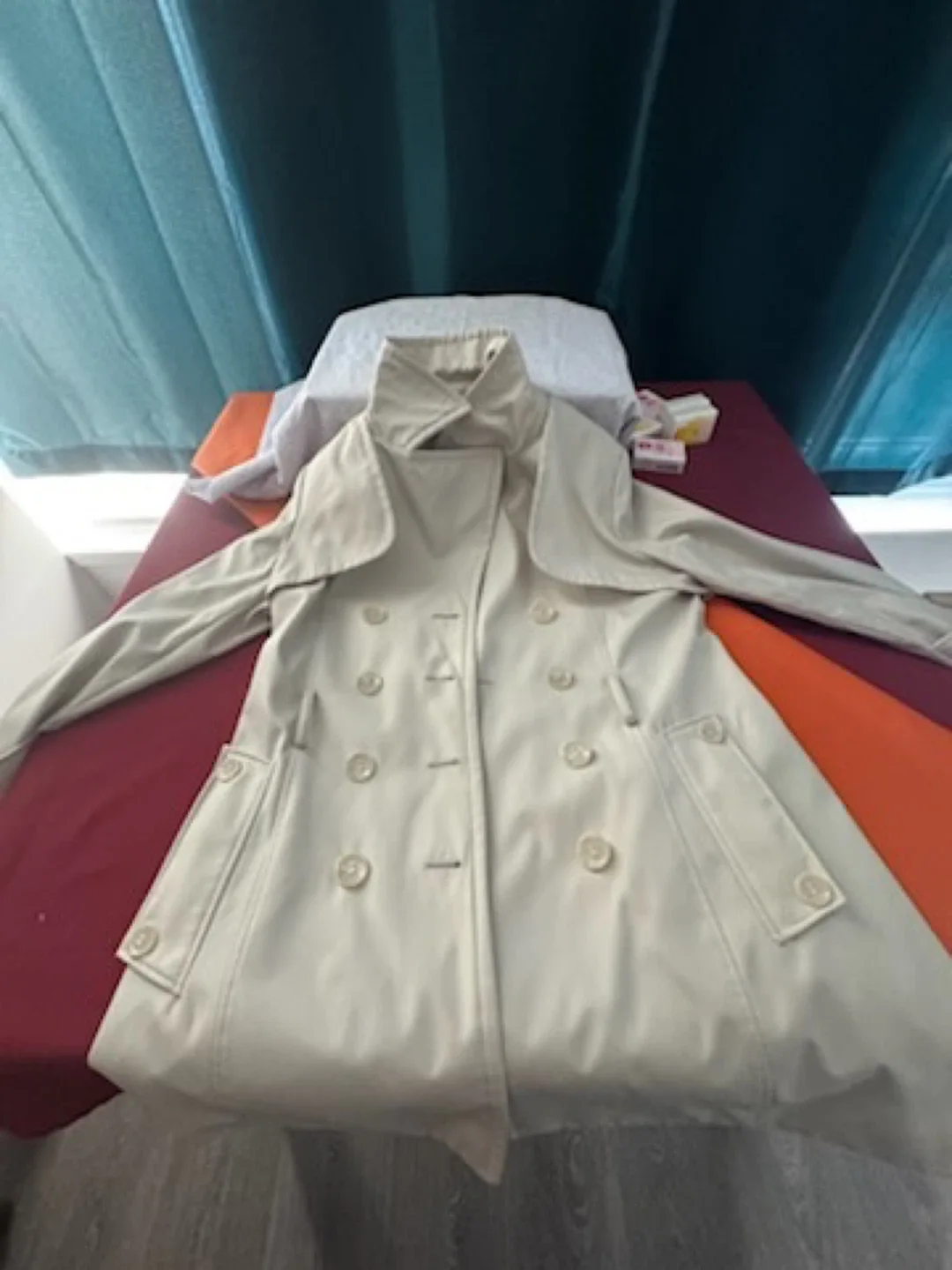 Calvin Klein Beige Trench Coat image indicator(3)