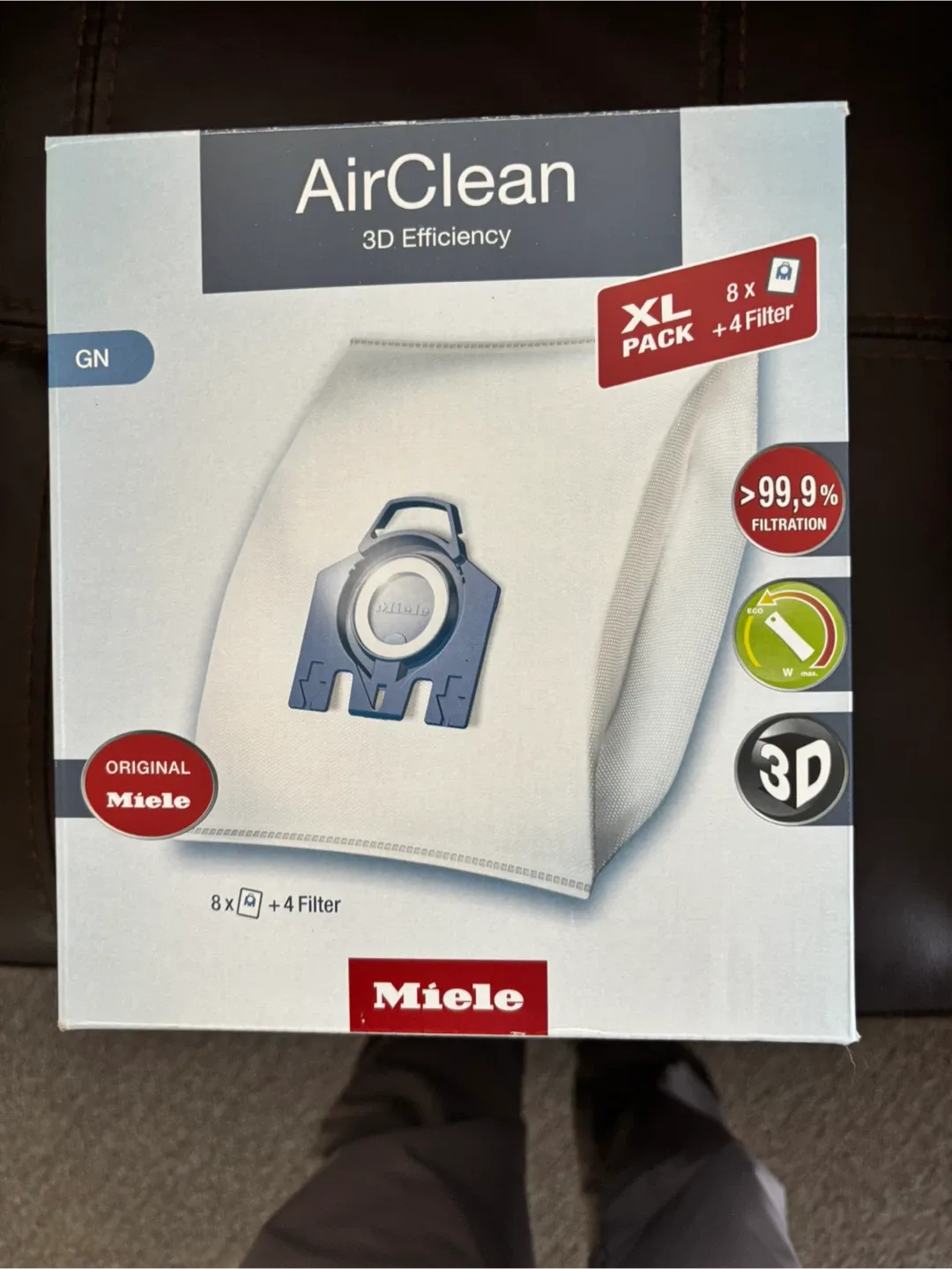 Miele AirClean 3D Efficiency GN Vacuum Bags (8 + 4 Filter) thumbnail