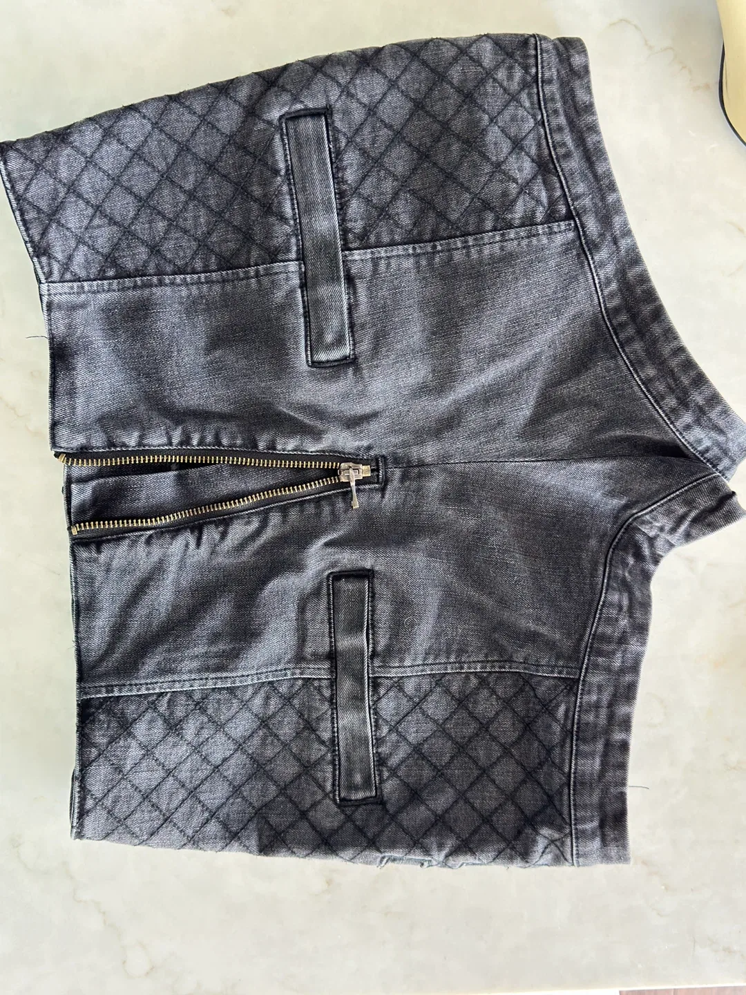Pierre balMain Black Denim Shorts - Size 40 image indicator(4)