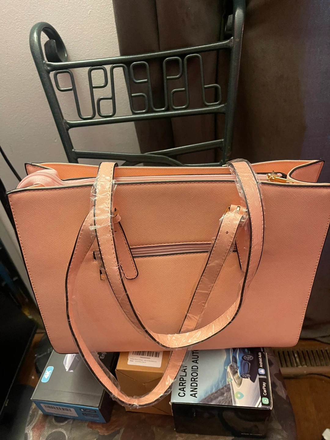 ELIM & PAUL Peach 3-in-1 Tote Bag - New! - photo 3
