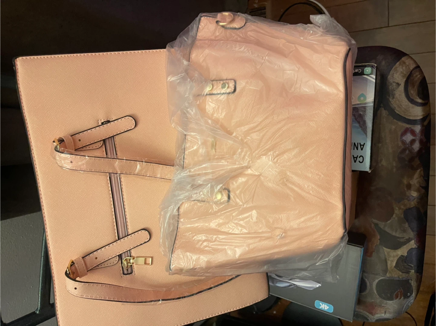 ELIM & PAUL Peach 3-in-1 Tote Bag - New! - photo 4