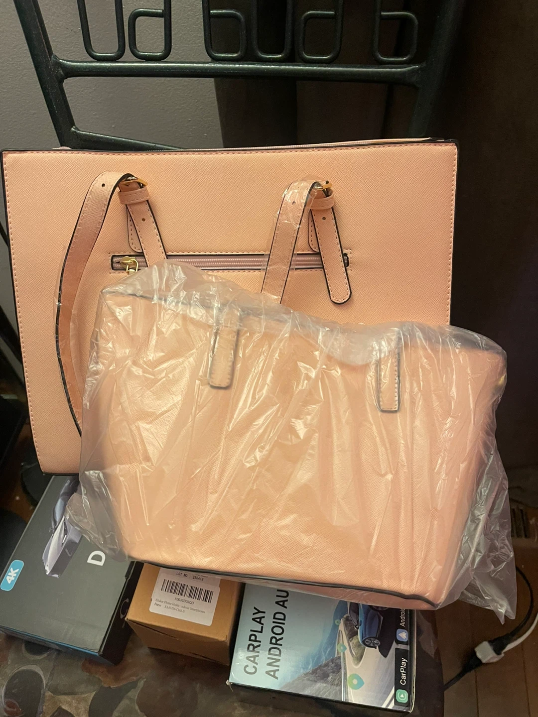ELIM & PAUL Peach 3-in-1 Tote Bag - New! - photo 5