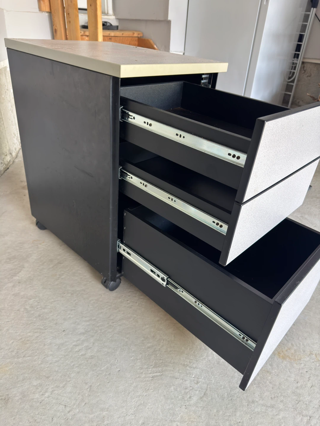 Side or corner table with cabinet - photo 3