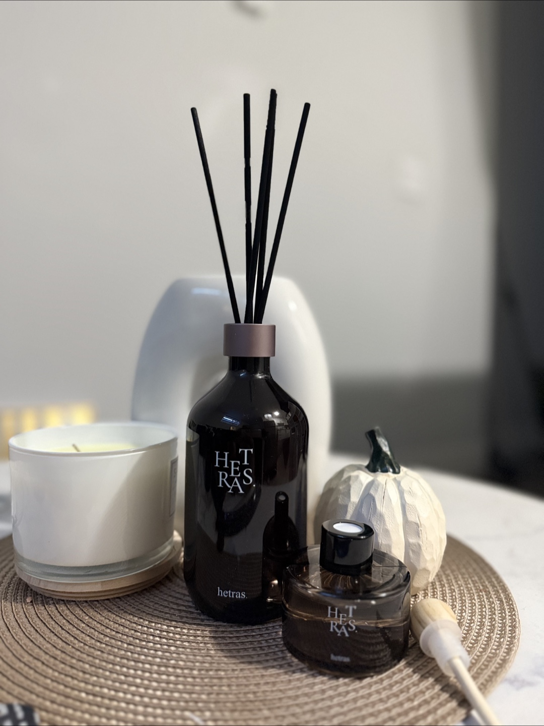 Korean Diffuser Hetras Hand Wash & Reed Diffuser Set