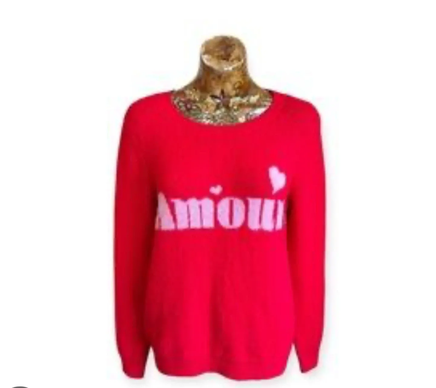 🥕 Cupcake and Cashmere Amour Sweater - Sz L image indicator(5)