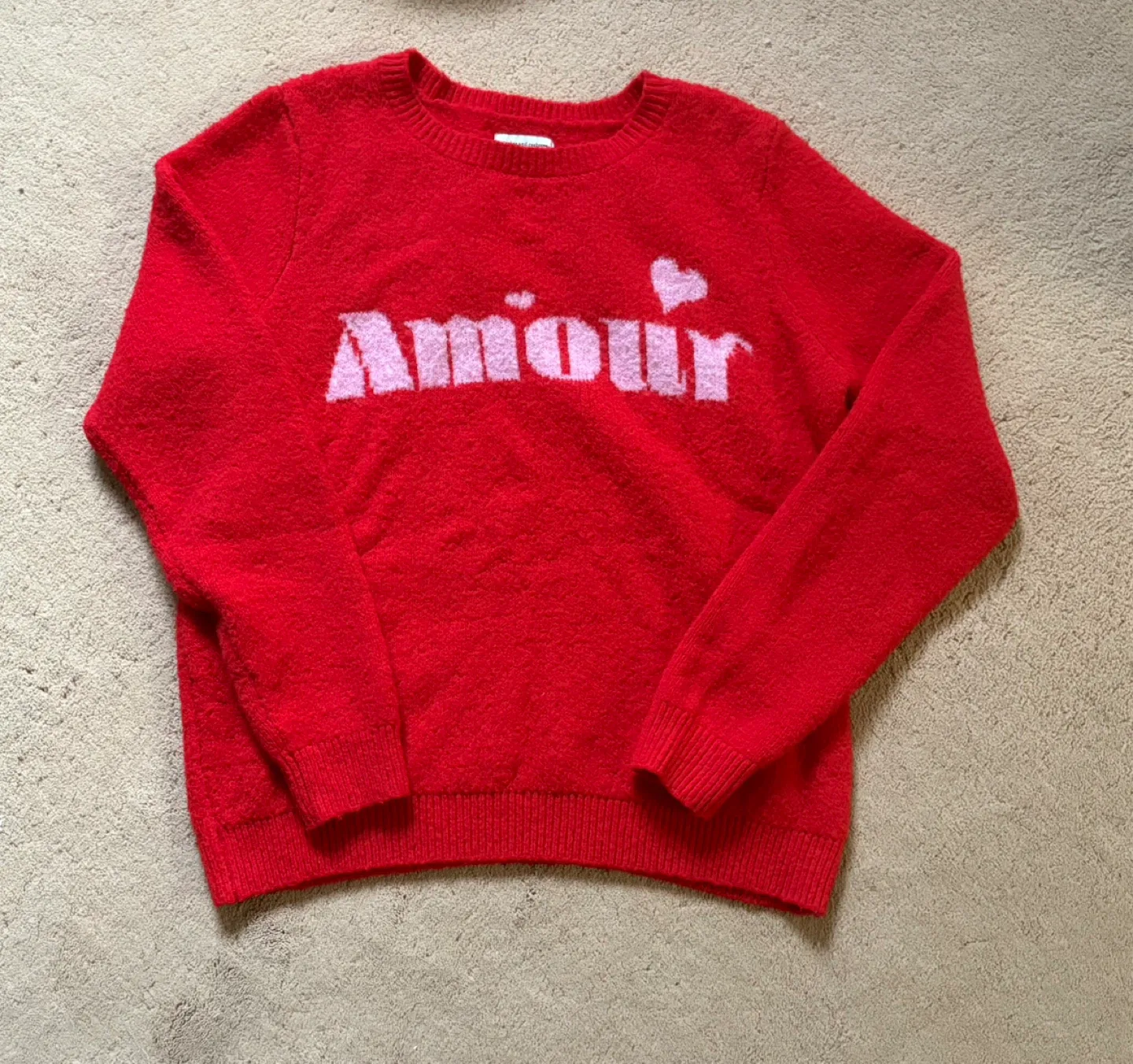 🥕 Cupcake and Cashmere Amour Sweater - Sz L thumbnail