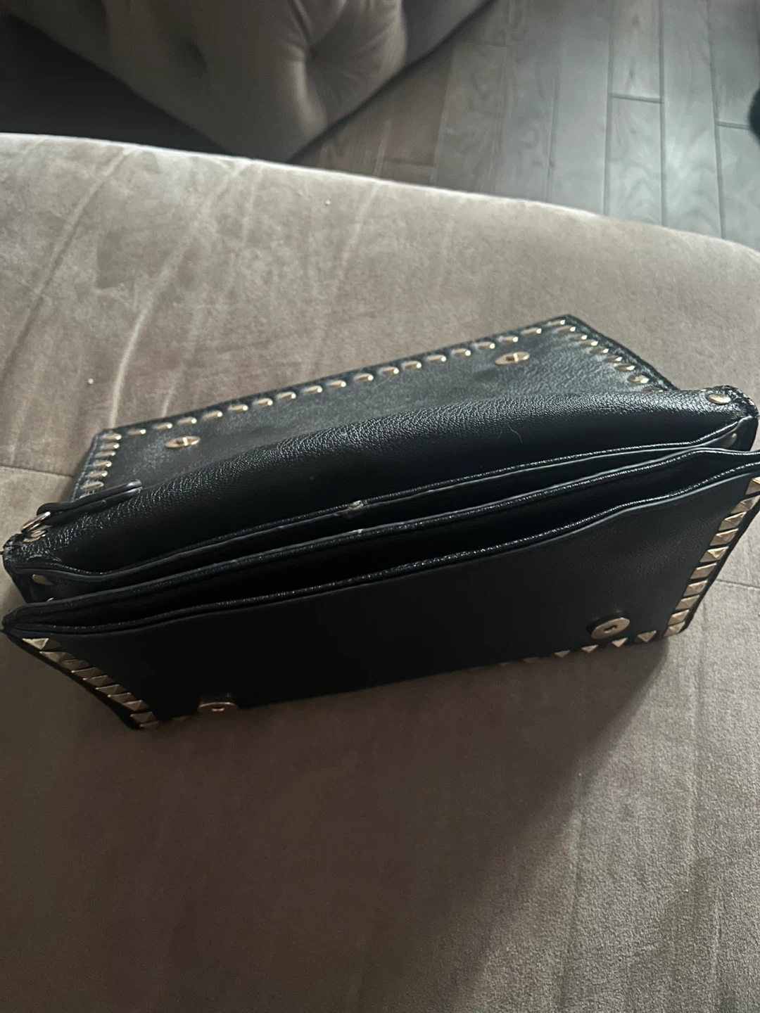 Vintage Black Studded Clutch - photo 3