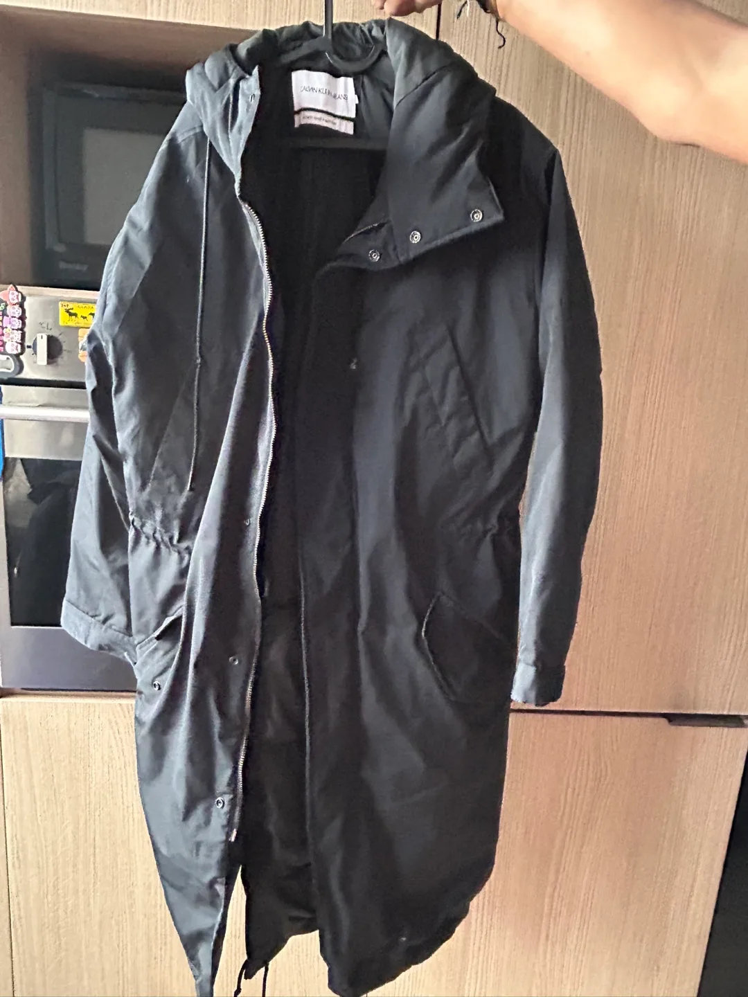 Calvin Klein Jeans Black Parka- winter jacket- unisex thumbnail