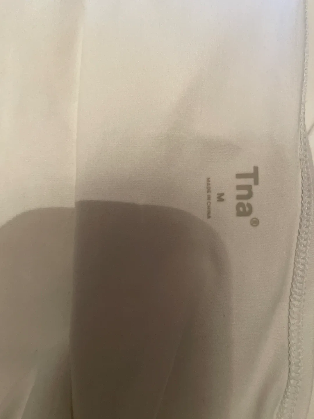 TNA White tube top- Size M thumbnail