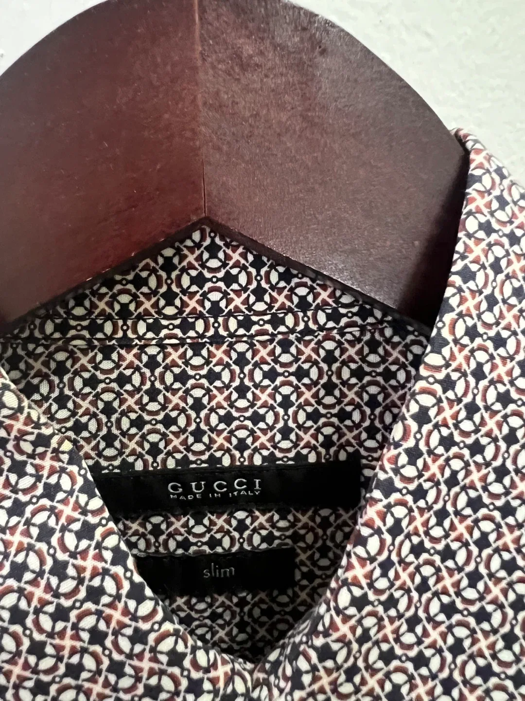 Gucci Slim Fit Patterned Shirt image indicator(4)