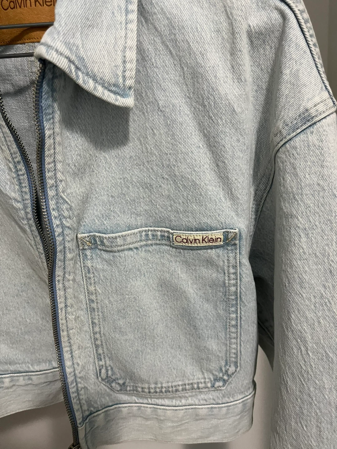 Calvin Klein Denim Jacket - Size XS - photo 2